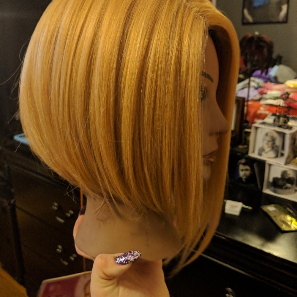 Front lace wig
